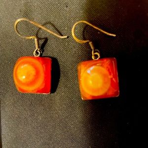 Agate earrings